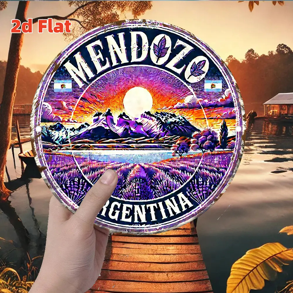 Vintage Collectible Plates - 2D フラット、2D フラット レトロ メンドーザ アルゼンチン
