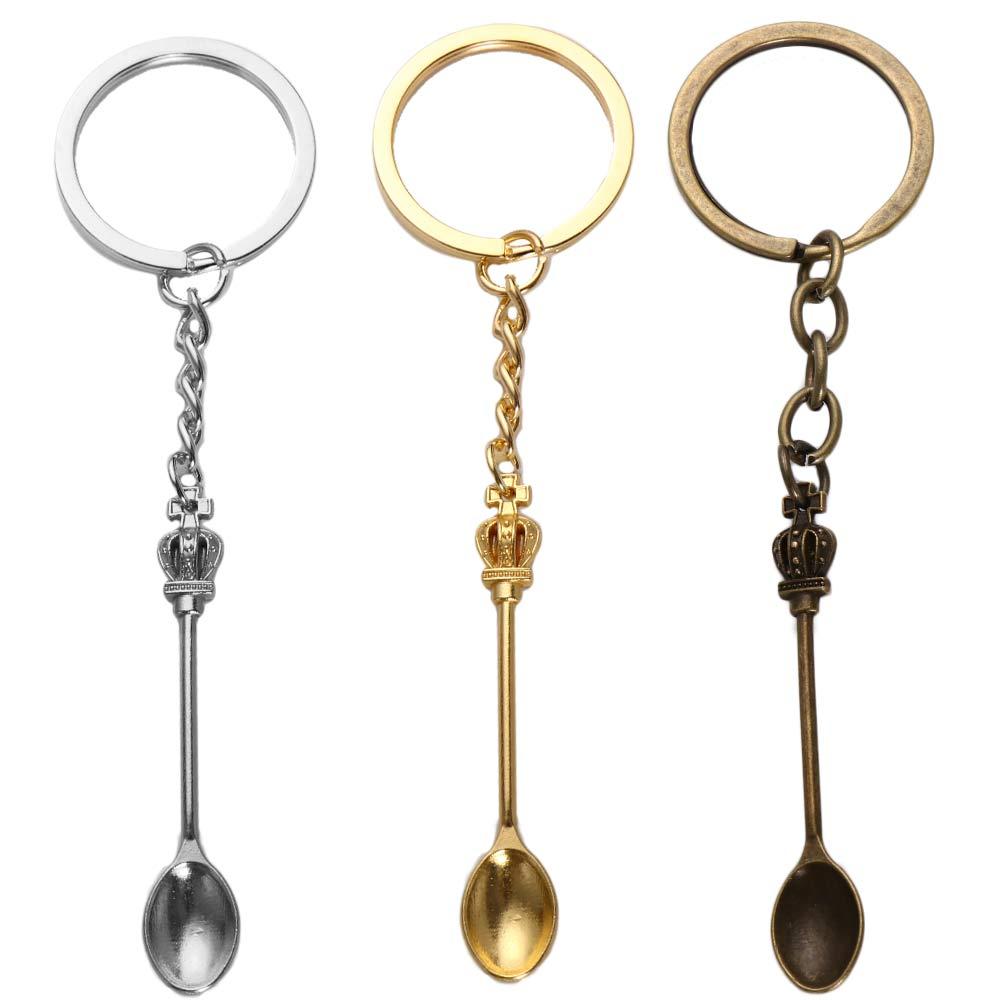 ヴィンテージキッチンスプーンキーホルダー,男性用,シルバーカ - Vintage Collectible Spoons のレビューと価格