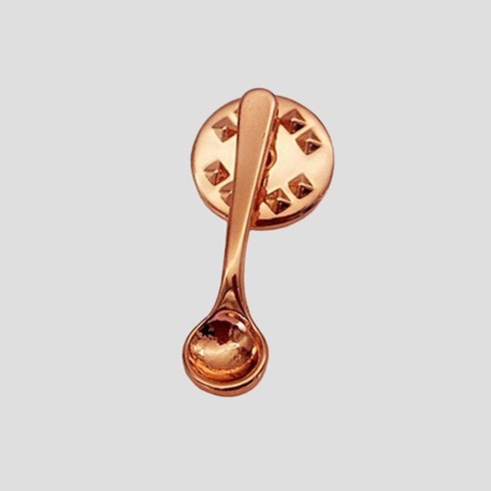 かわいらしいデザインのスプーン型ブローチ。クリエイティブな金 - Vintage Collectible Spoons のレビューと価格