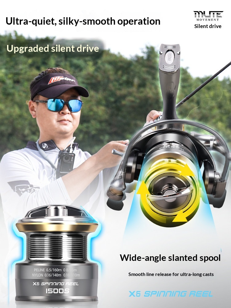 ハシダX6スピニングリール。金属製スプール、遠投可能、軽量。 - Developing Tank Reel のレビューと価格