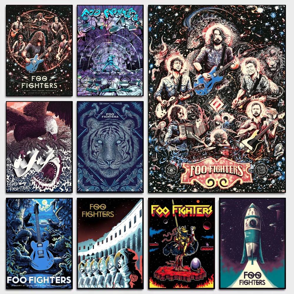 クラシックバンドコレクションフーファイターズクラシックヴィン - Vintage Collectible Posters のレビューと価格