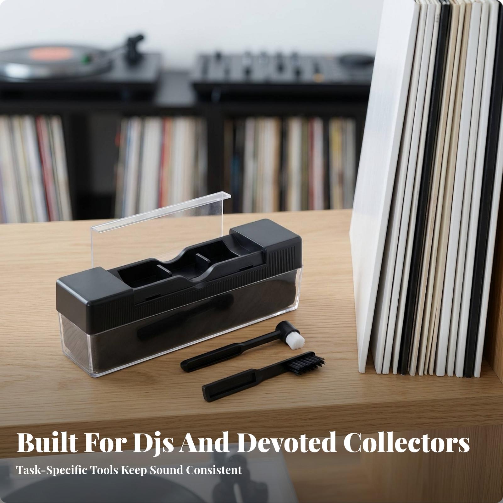 家庭用オーディオ機器のセットアップに最適な、ファイバー製のブ - Vinyl Record Cleaner のレビューと価格