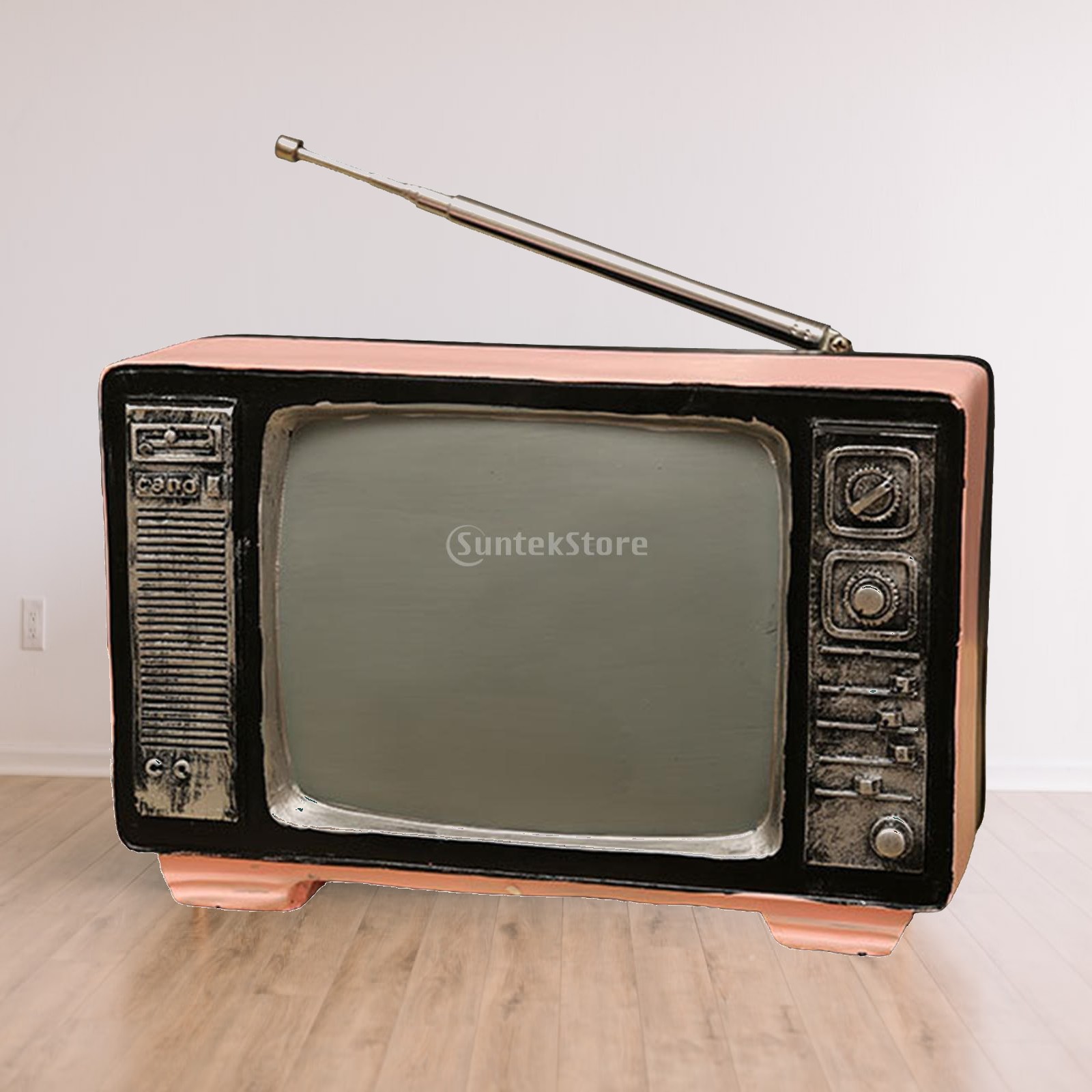 リアルなレトロテレビモデル。レジン製の工芸品で、ヴィンテージ - Vintage Collectibles Store のレビューと価格