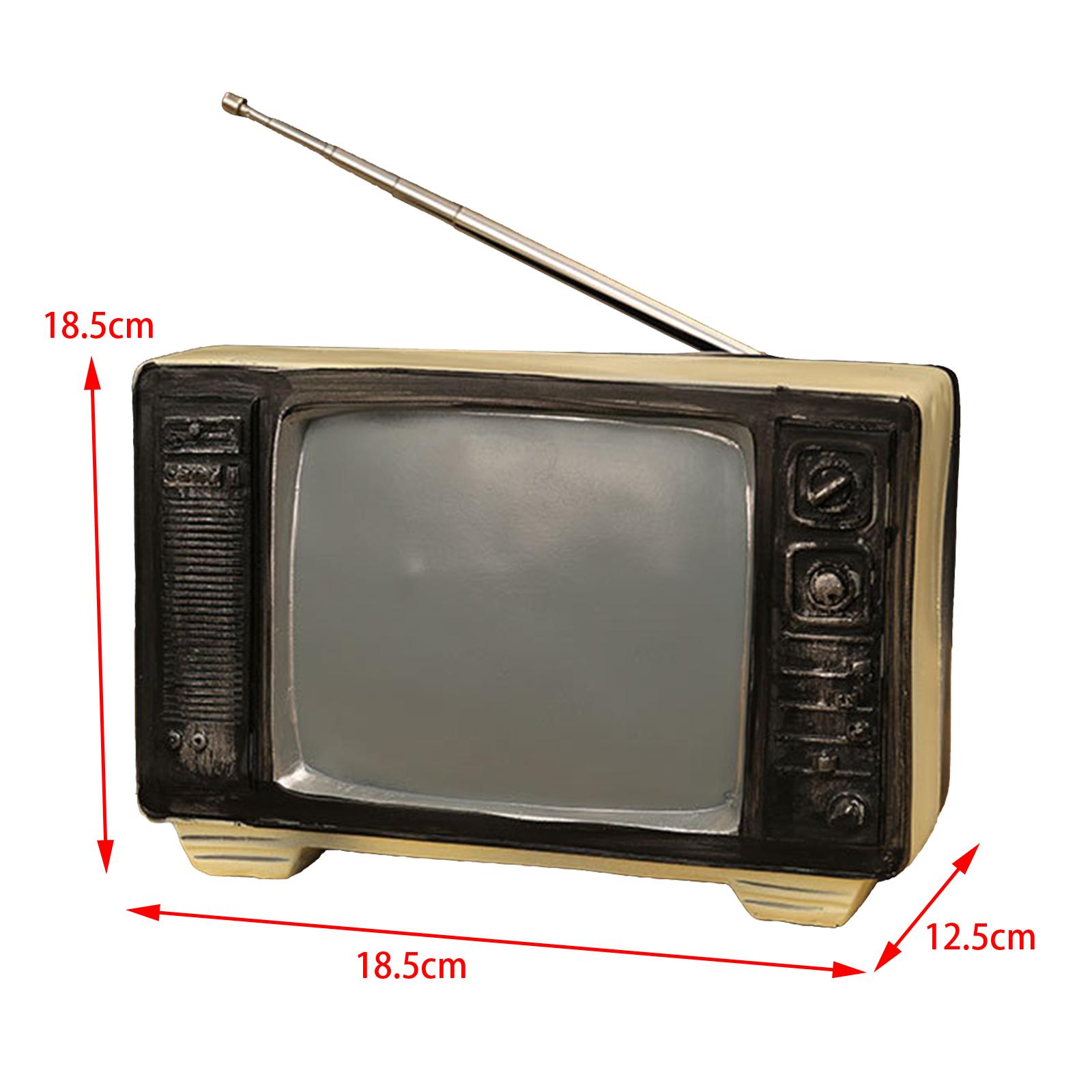 リアルなレトロテレビモデル。レジン製の工芸品で、ヴィンテージ - Vintage Collectibles Store のレビューと価格
